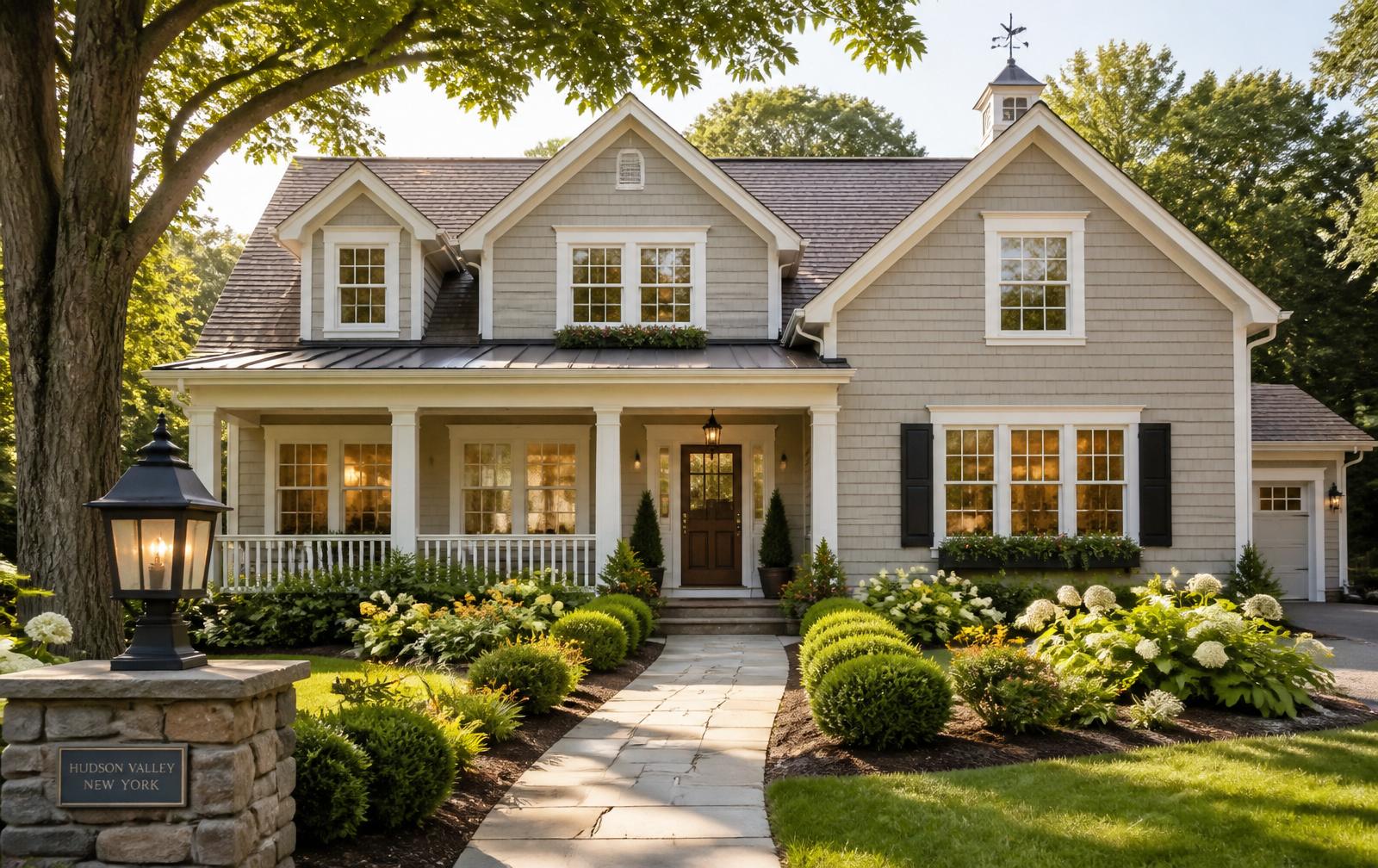 Pest-free Hudson Valley NY family home with clean landscaping