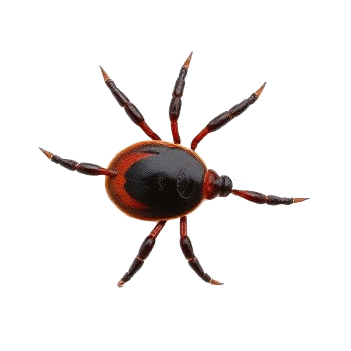 Ticks pest illustration